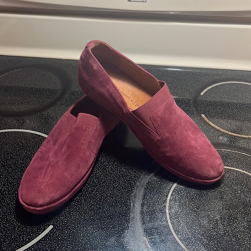 Ladies slip on wedges
